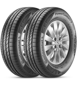 Kit 2 Pneu Continental Aro 15 185/60R15 84H Powercontact 2